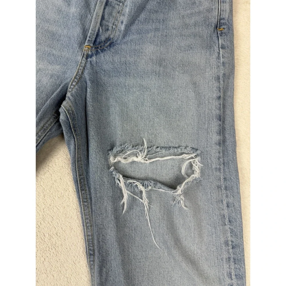 Citizen Of‎ Humanity Eva Sz 23 Light Wash Distressed Jeans High Rise Straight